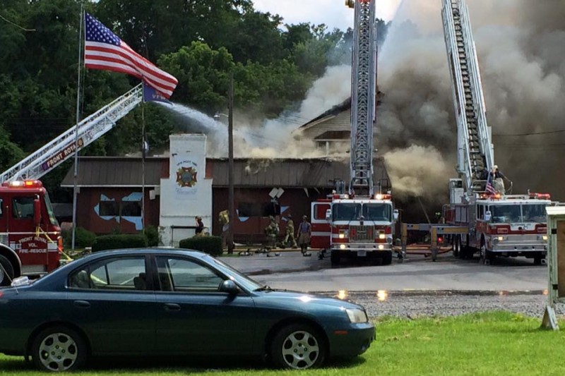VFW Post 1860 on Fire